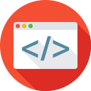 code, coding, html, programming, web svg vector icon