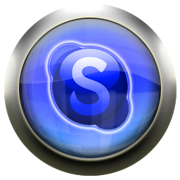 blue,skype icon