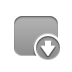 rounded,rectangle,down icon