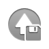 arrow,up,diskette icon