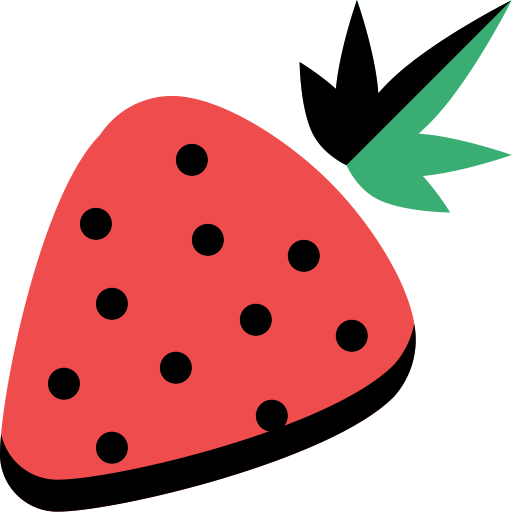 Strawberry svg vector icon