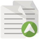 document,documents up,up icon