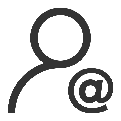 Personnel @ svg vector icon