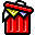 trash,full,recycle bin icon