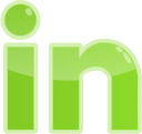 in, linkedin, media, social svg vector icon