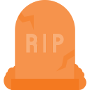 cemetery, grave, halloween, holyday, rip, stone, yard svg vector icon