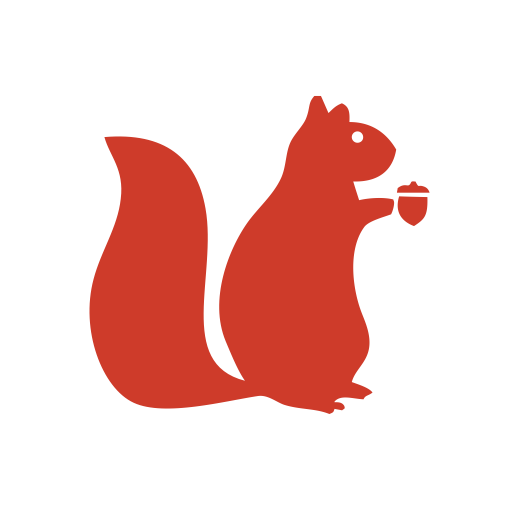 Squirrel svg vector icon