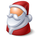 christmas, santa icon