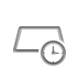silver,clock icon