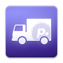 transmit,purple icon