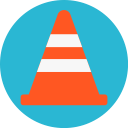 cone, construction, maintenance, traffic svg vector icon