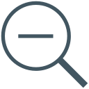 maginifying, out, search, zoom svg vector icon