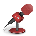 foam, mic, red icon
