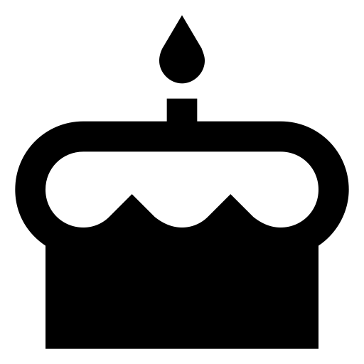 Cake svg vector icon