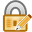 edit, lock icon