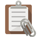 clipboard,attachment icon