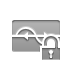 wave,reduce,frequency,lock,open icon