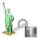 estatuadelalibertad,unlock icon