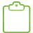 basic, clipboard, green icon