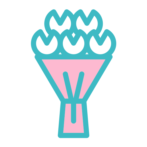 Bouquet svg vector icon