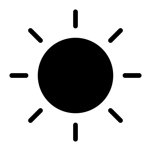 Brightness svg vector icon