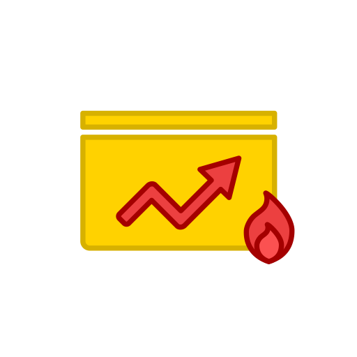 Hot Stock svg vector icon