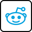 media, reddit, social svg vector icon