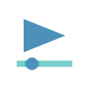 audio, marketing, player, video svg vector icon