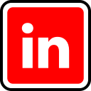 linkedin, media, social svg vector icon