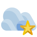 cloud,star icon