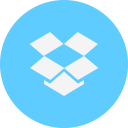 dropbox, logo svg vector icon