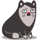 cat, moustache icon