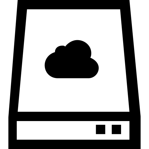 Skydrive svg vector icon