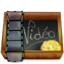 dossier,ardoise,vid icon