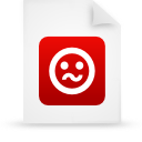 document, file, paper, red icon