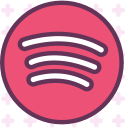 brand, logo, network, social, spotify svg vector icon
