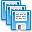 disk,multiple,disc,save icon