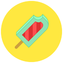 hot, ice cream, summer, sun icon