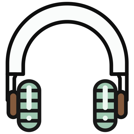Headphone svg vector icon