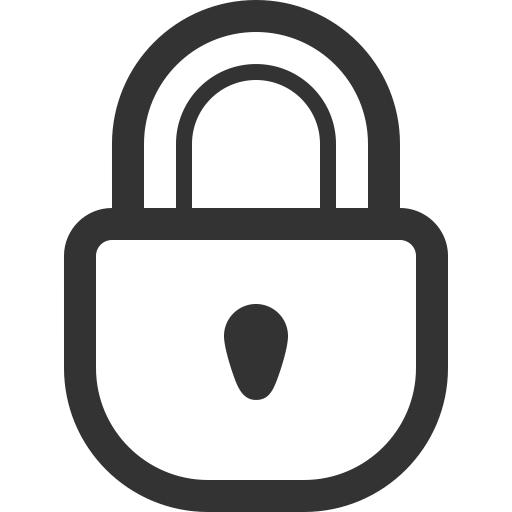 Lock svg vector icon