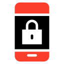 locked, mobile, phone, private svg vector icon
