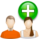 add, add user, group, new, user icon