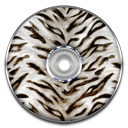 white,tiger,disc,disk,save,animal icon