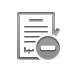 contract,delete icon