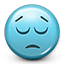 dissapointed, dissapointment, emot, eyes closed, sad, smiley, smiley face icon