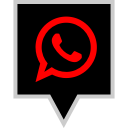 brand, logo, social, whatsapp svg vector icon