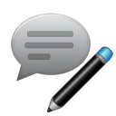 comment,edit,write,writing icon