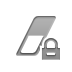 eraser,lock icon