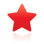 red, star icon