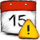 date,error icon